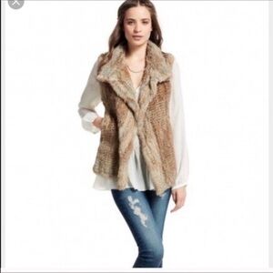 Calypso st Barth 100% rabbit fur vests size M